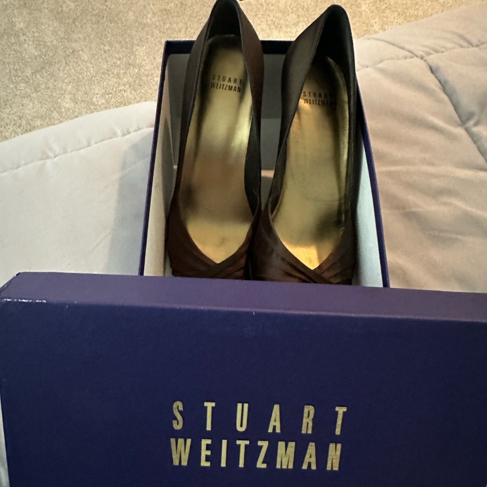 Stuart Weitzman Dark Brown Heels